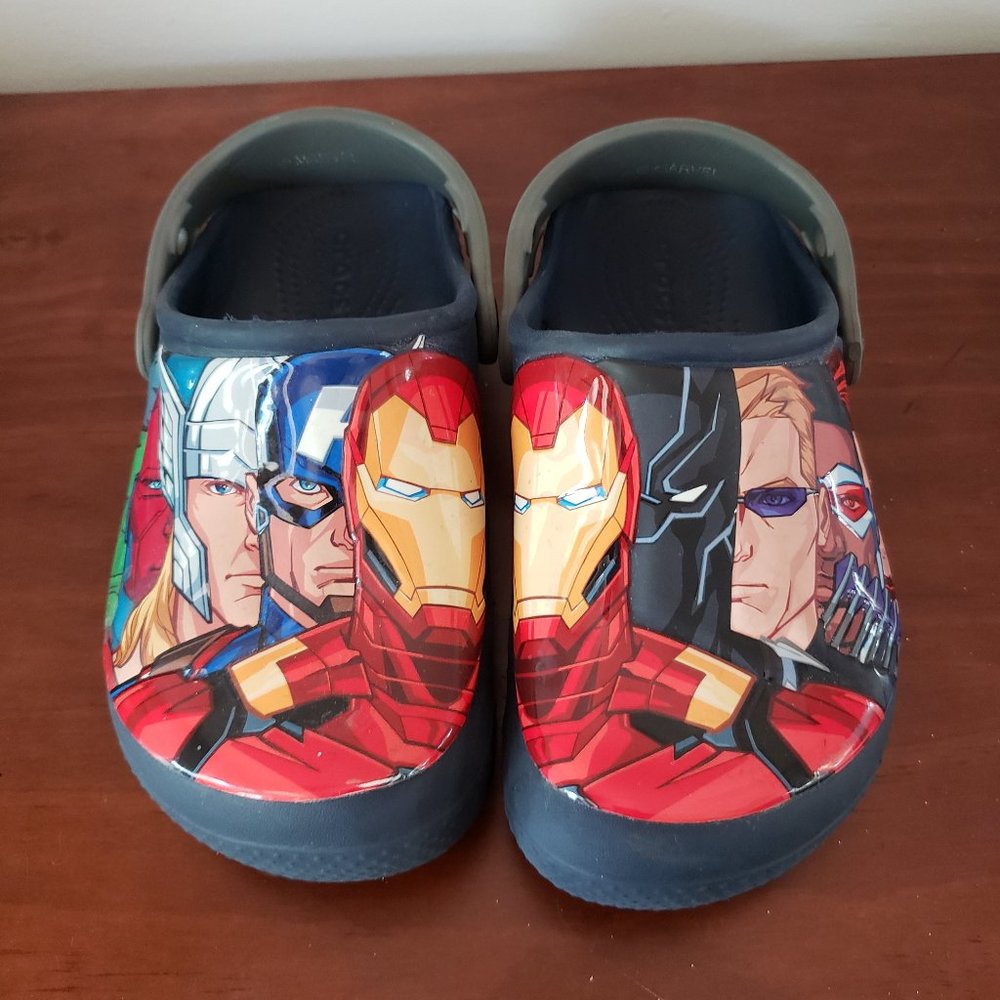 Authentic Marvel Avengers CROCS Closed Toe